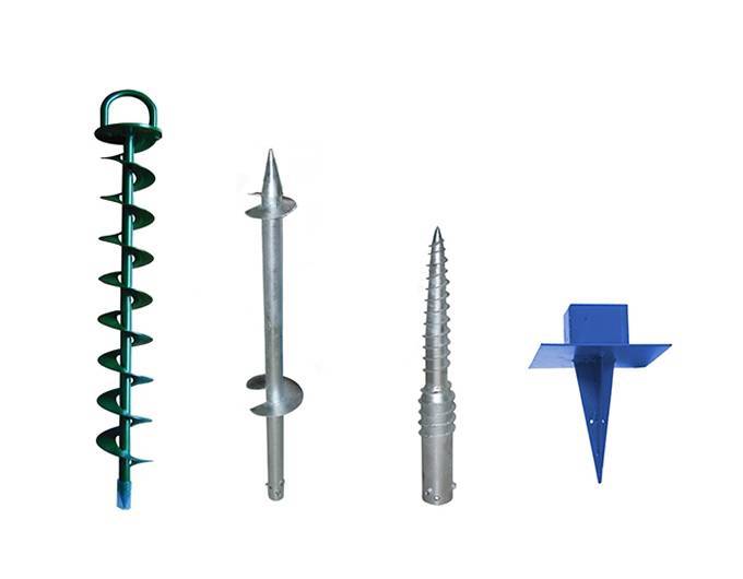 Post spikes and ground anchor in all kinds.