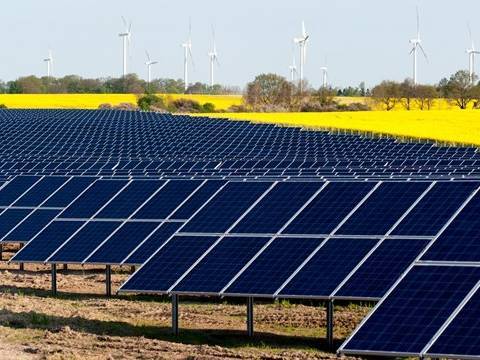 solar panels fixed by our post anchors